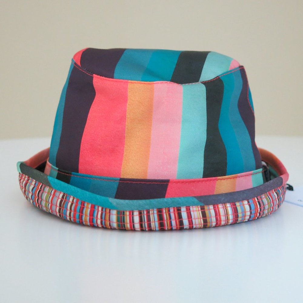 Paul Smith Men Artistic Stripe Hat BNWT